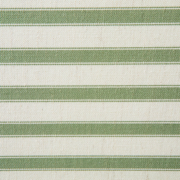 Daphnis Green Striped Linen Blend Sofa, Grande Chaise Sofa Left Hand Facing
