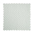 Matilda Sage Green Gingham Scallop Quilted Linen Blend Bedspread