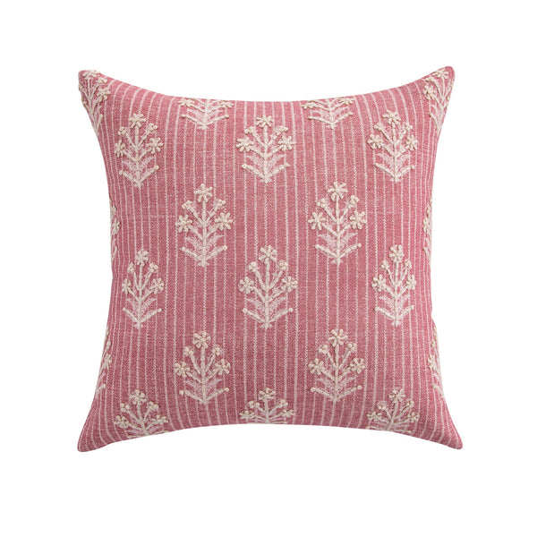 Florence Posies Printed & Embroidered Cushion