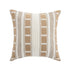Hattie Light Taupe Embroidered 100% Linen Cushion