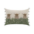 Country Collection Herd Of Highland Cows Wool Embroidered Cushion