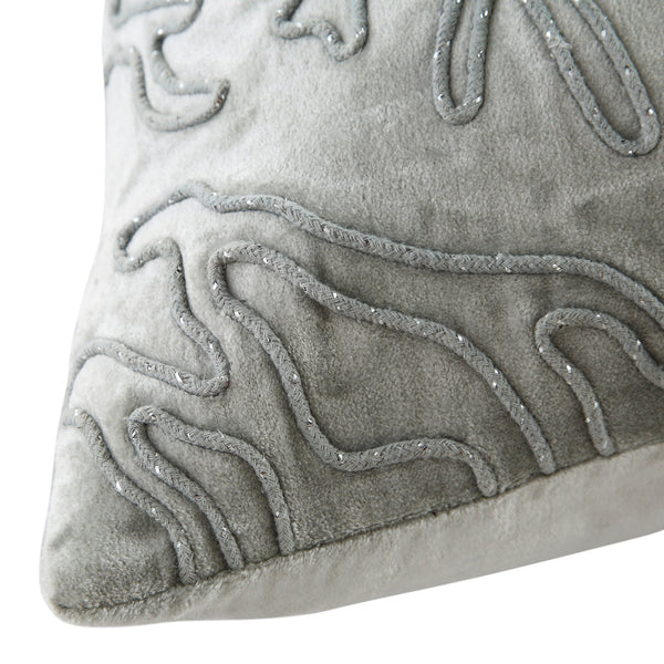 Luxe Collection Wiggle Sparkle Cord Velvet Cushion