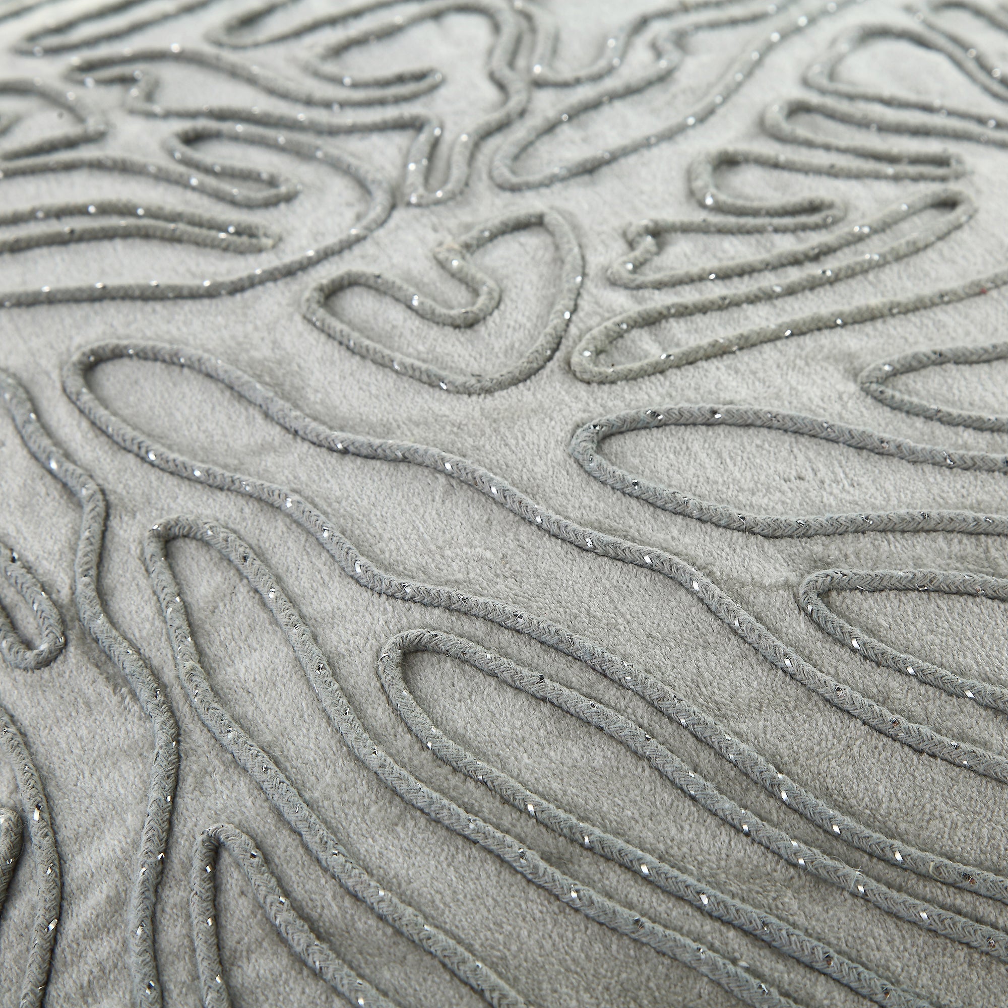 Luxe Collection Wiggle Sparkle Cord Velvet Cushion