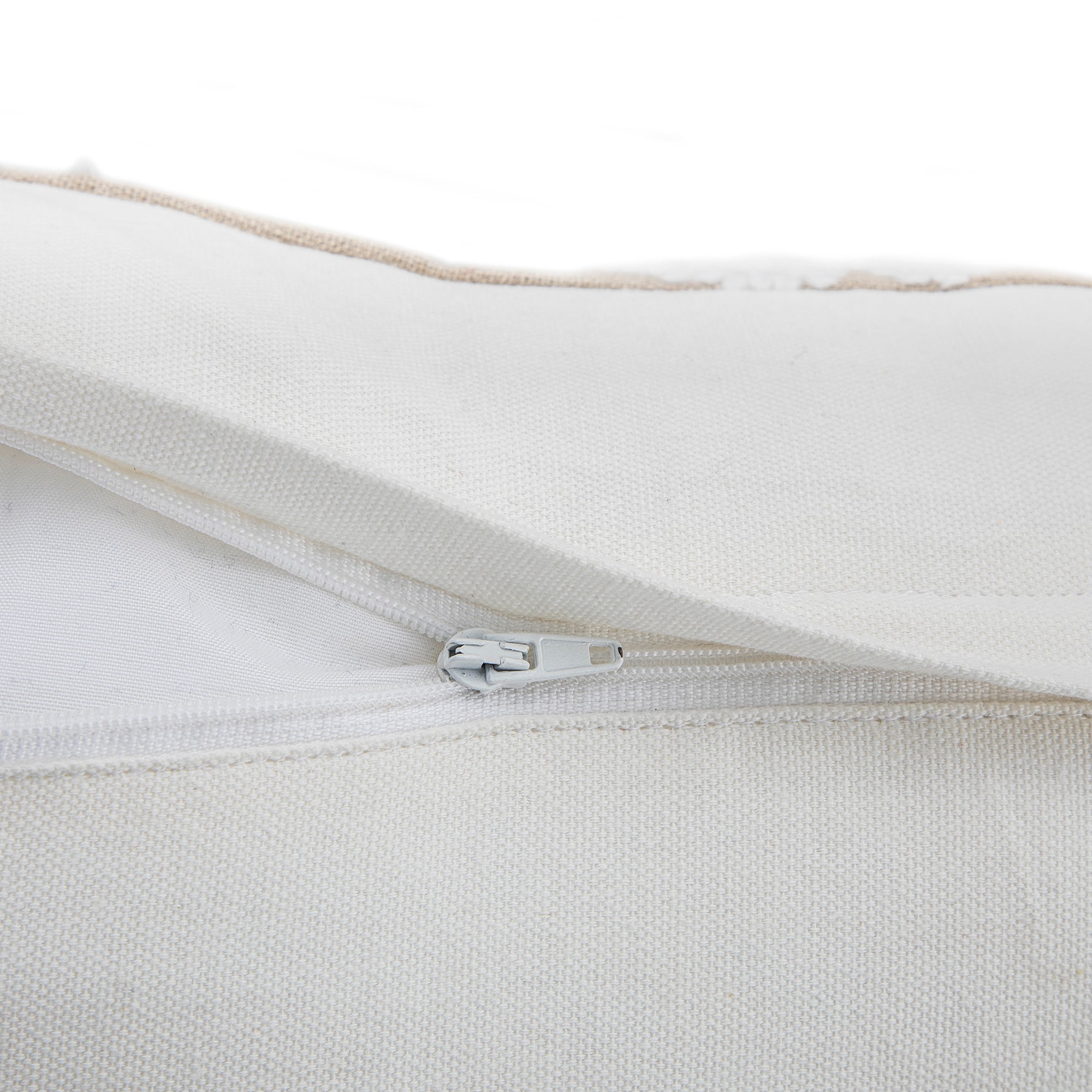 Country Collection Wildflower Rectangular Linen Pom Pom Cushion