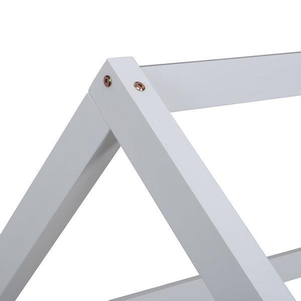Bethwin Solid Wood Kid's House Bed in White