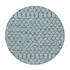 Avanti Handwoven Aquamarine Bobble Wool Round Rug