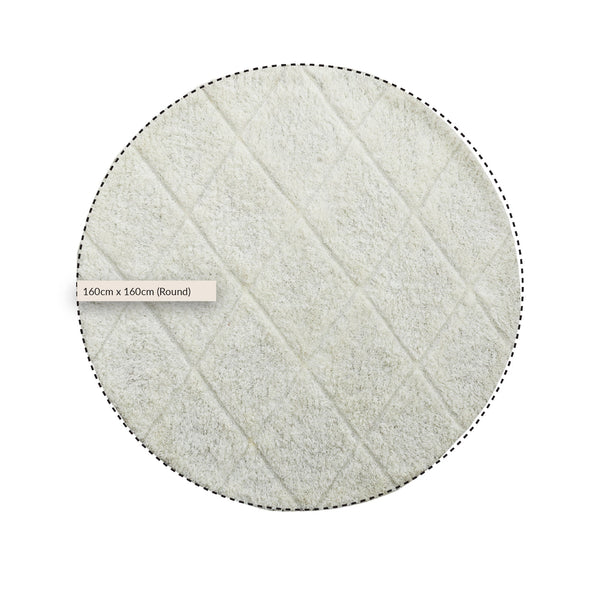 Lexi Hand Tufted New Zealand Wool Round Rug