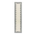 Matilda Blue Scallop Border Handwoven Wool Runner
