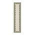 Matilda Olive Green Scallop Border Handwoven Wool Runner