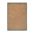 Safi Kilim Traditional Handwoven Jute & Cotton Deep Orange and Blue Rug