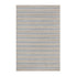 Villa Stripe Indoor Outdoor Handwoven Grey Rug