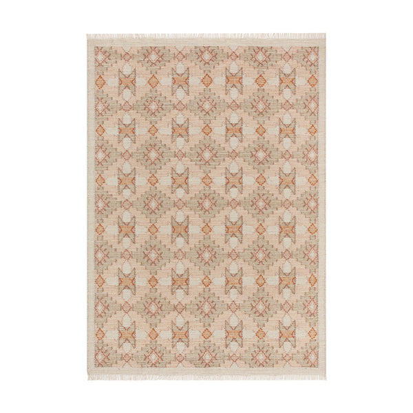 Yasmin Kilim Pink Handwoven Wool & Jute Rug