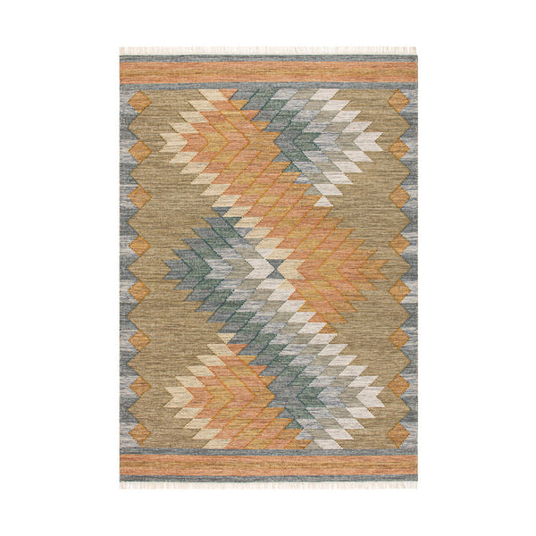 Zairya Kilim Handwoven Wool & Cotton Rug