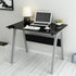 Tempered Glass Top Computer Desk 100 x 70 x 75 cm, Black - daals