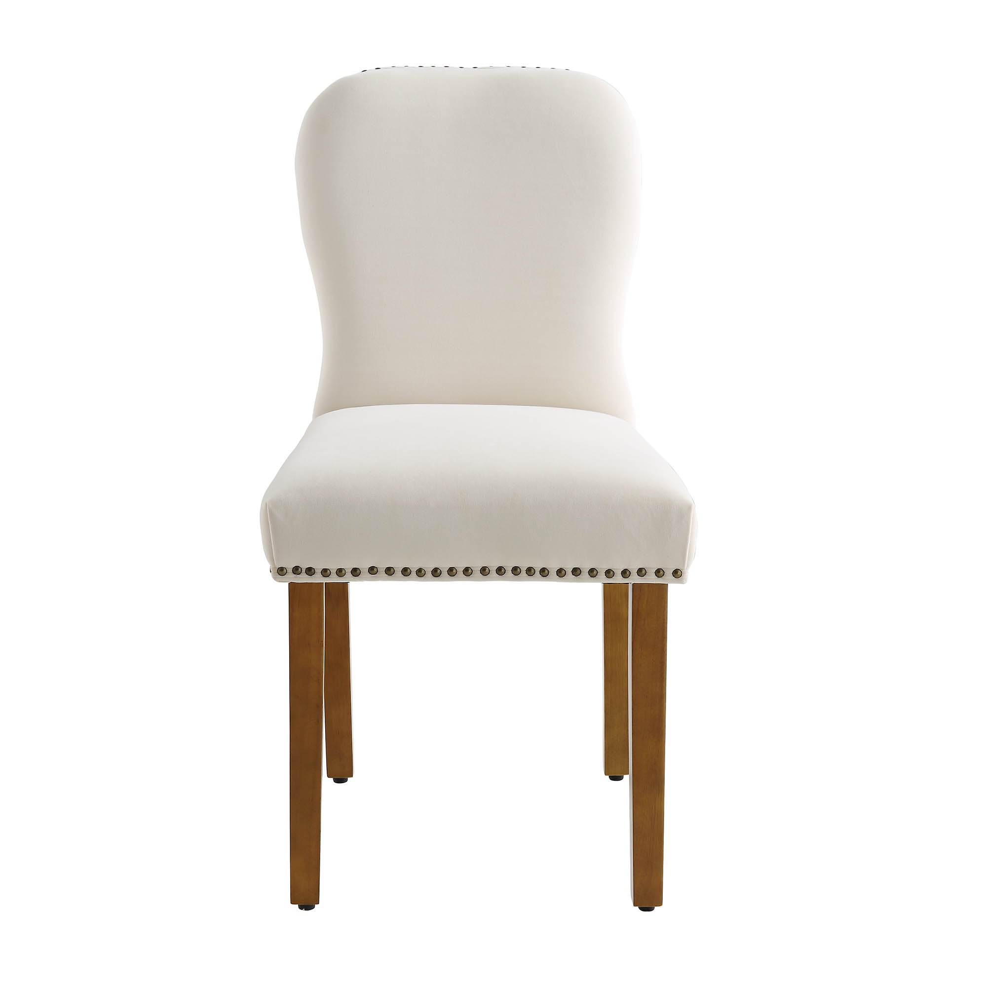 Stanway Set of 2 Champagne Velvet Dining Chairs