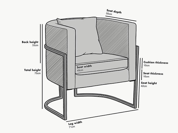Gracie Accent Chair in Green Velvet