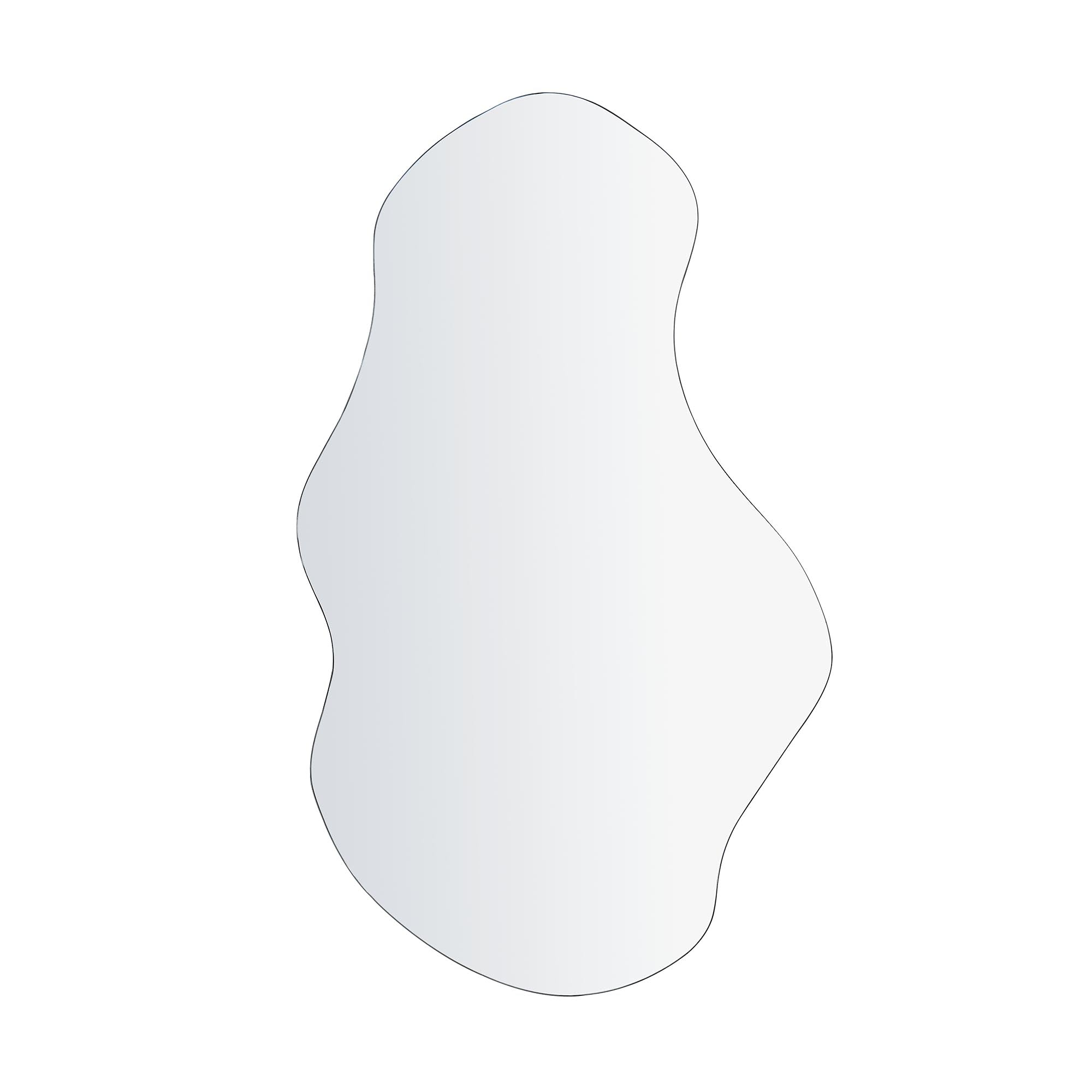Bala Irregular Shaped Frameless Pond Mirror 100 x 60 cm
