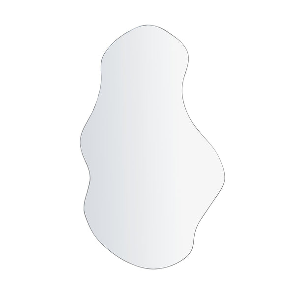 Bala Irregular Shaped Frameless Pond Mirror 100 x 60 cm