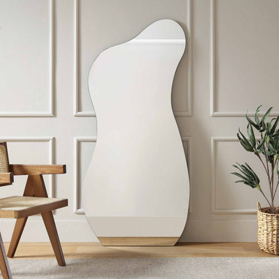 Bala Irregular Shaped Frameless Full Length Pond Mirror 170 x 80 cm