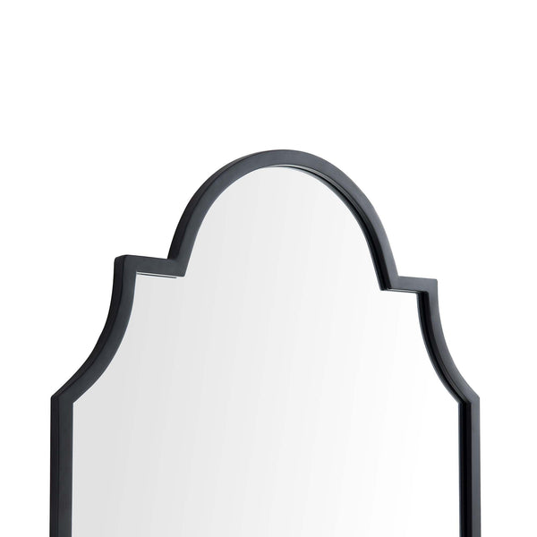 Essa Moroccan Style Full Length Mirror 160 x 70 cm, Black
