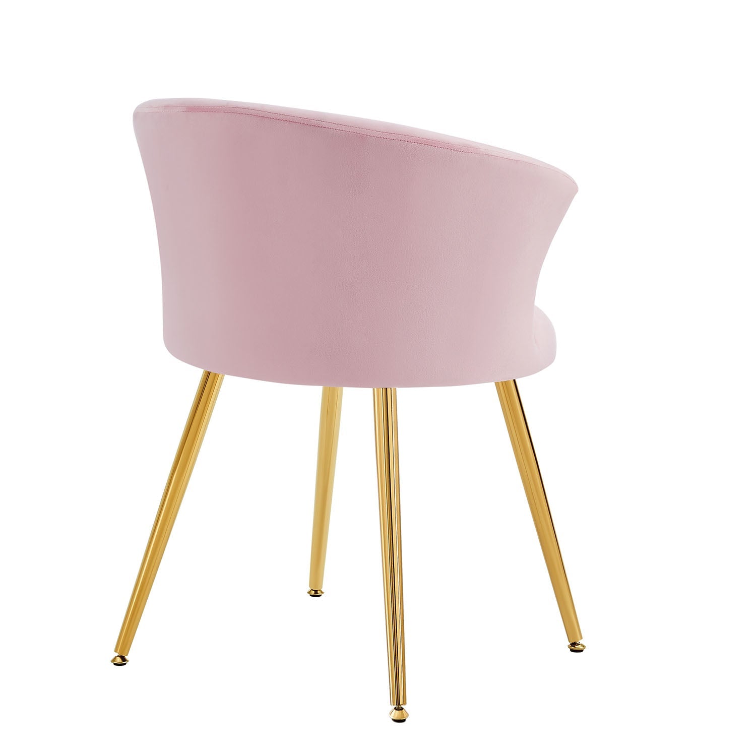 Kylie Set of 2 Pink Velvet Dining Chairs
