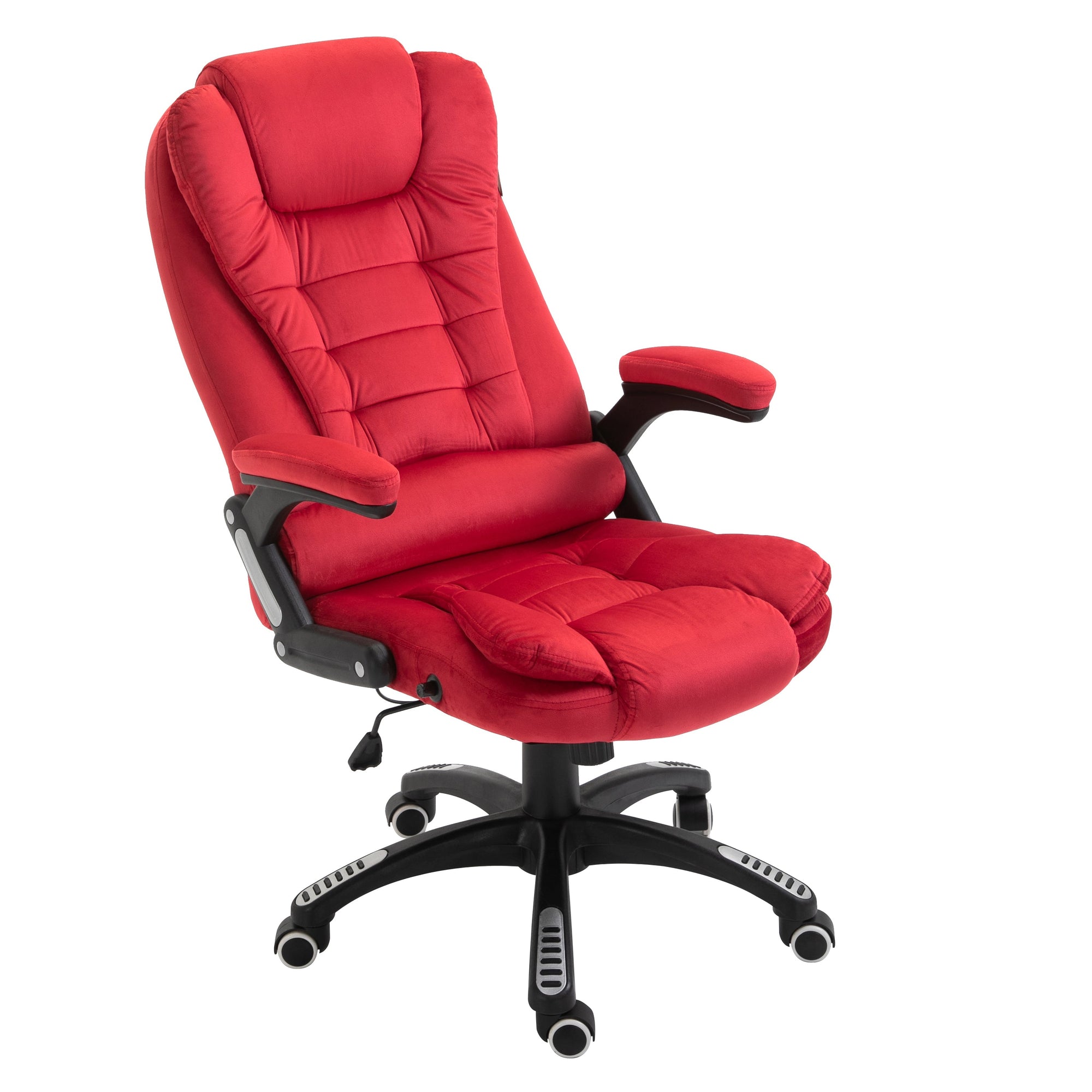 Executive Recline Extra Padded Office Chair Standard, MO17 Red Velvet