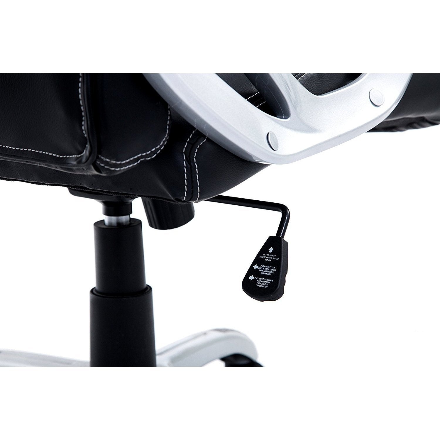 DaAls Racing Sport Swivel Office Chair in Black & Blue