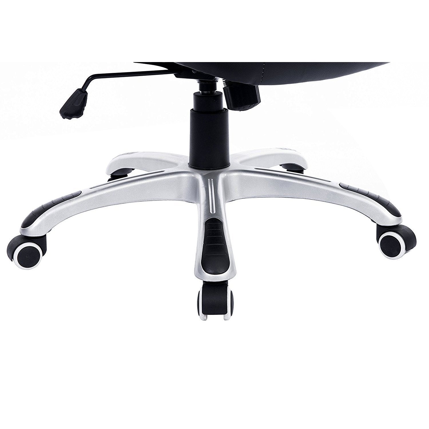 DaAls Racing Sport Swivel Office Chair in Black & White