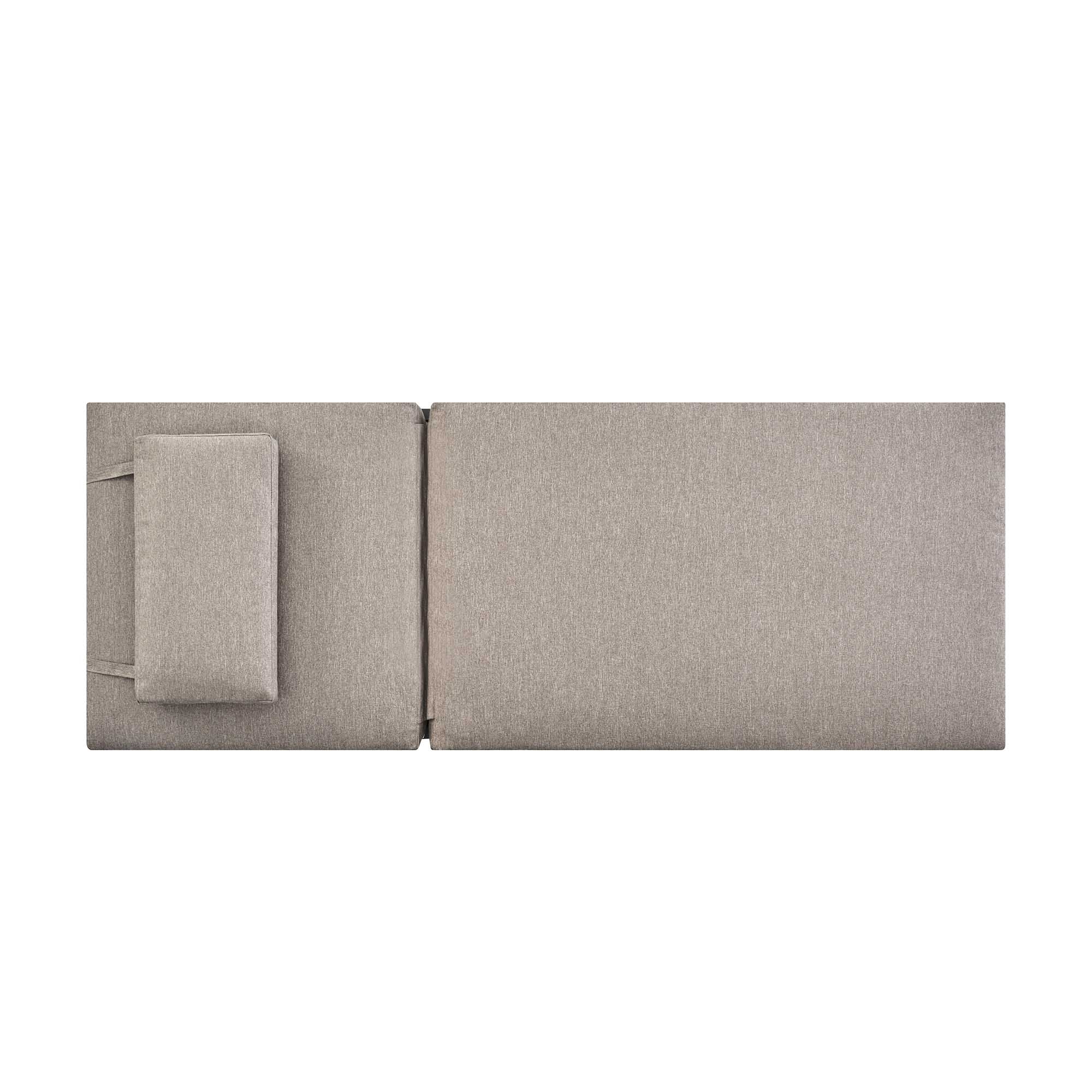 Jardin Aluminium Outdoor Sun Lounger, Granite