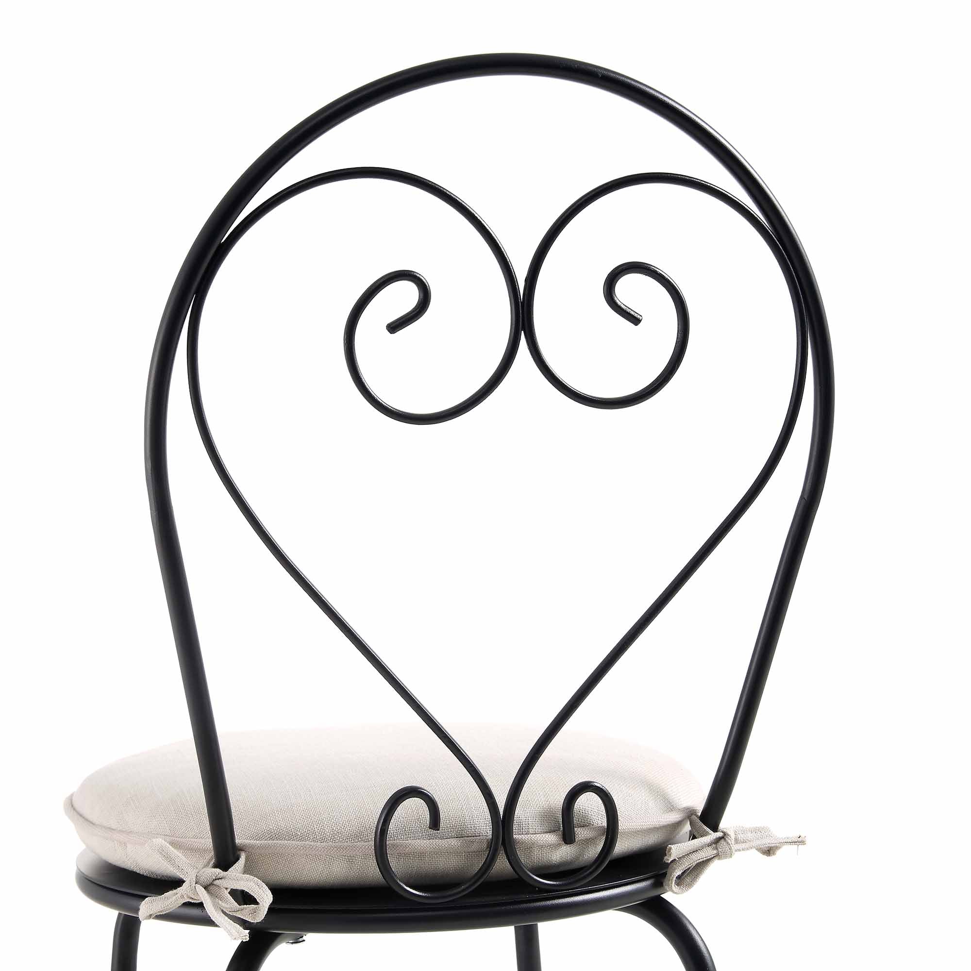 Haymes Metal Indoor and Outdoor Bistro Set, Beige