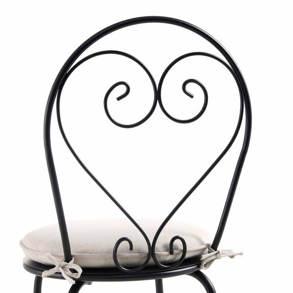 Haymes Metal Indoor and Outdoor Bistro Set, Beige