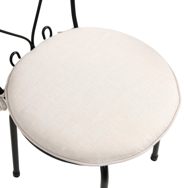 Haymes Metal Indoor and Outdoor Bistro Set, Beige