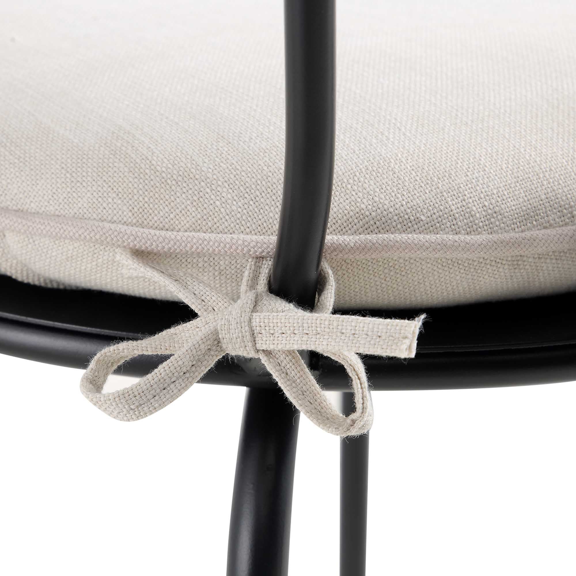 Haymes Metal Indoor and Outdoor Bistro Set, Beige