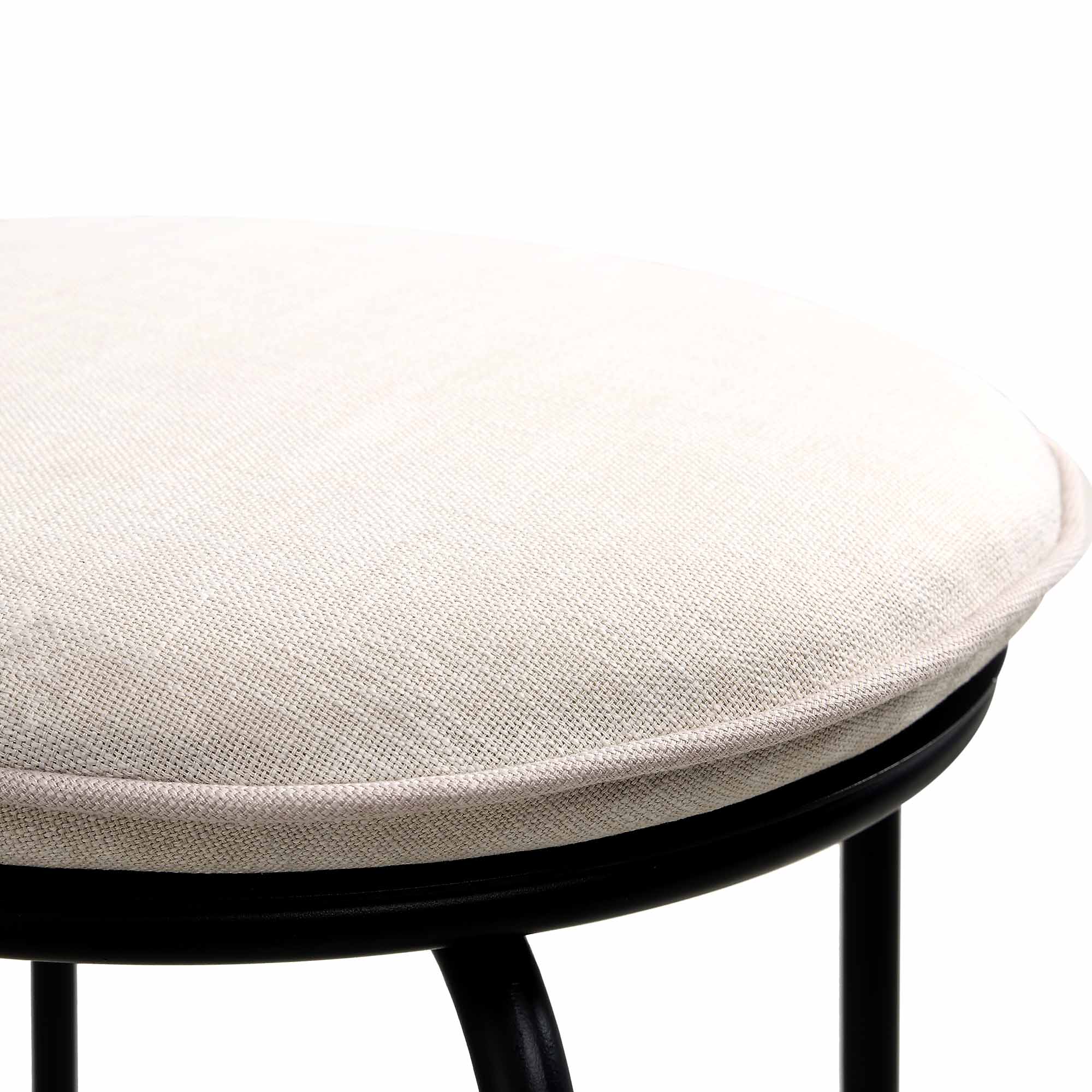 Haymes Metal Indoor and Outdoor Bistro Set, Beige