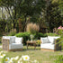 Pedra Rope and Aluminium Outdoor Bistro Set, Natural
