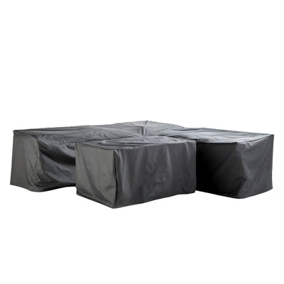 Cover for Earlswood Aluminium Washed Wood Effect Large Corner Sofa Set with Rising Table