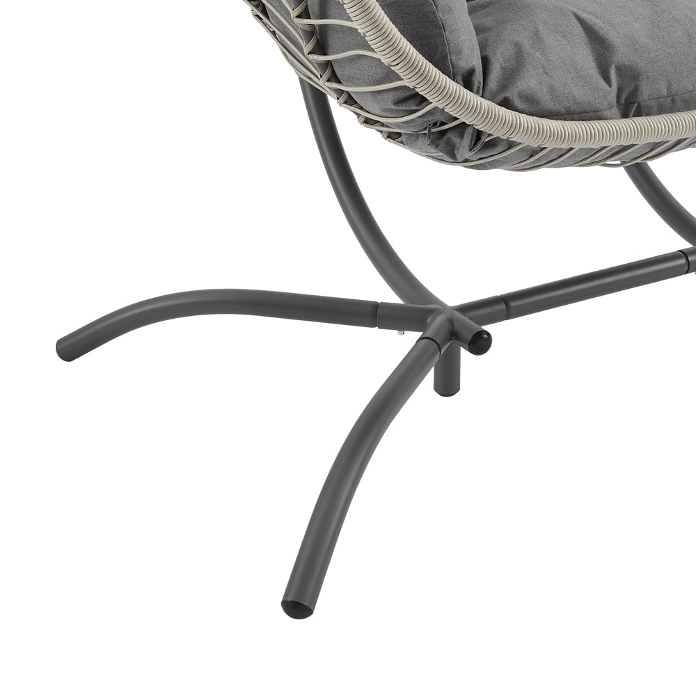 Harrington Rattan + Rope Indoor Outdoor DOUBLE Hanging Chair