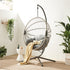 Harrington Rattan + Rope Indoor Outdoor Single Hanging Chair
