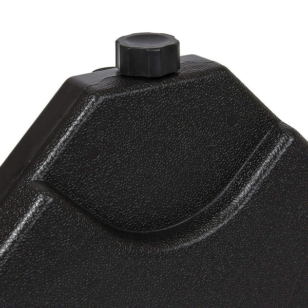 Pack of 4 Square Sand/Water Fillable Parasol Base Weights