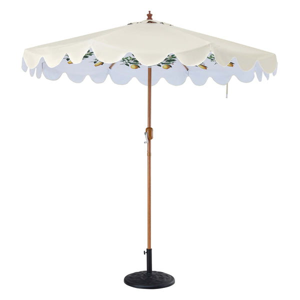Lemon Branch 2.6M Octagonal Parasol with Aluminium Tilt