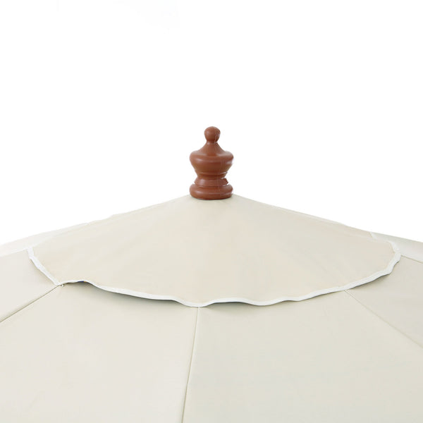Lemon Branch 2.6M Octagonal Parasol with Aluminium Tilt