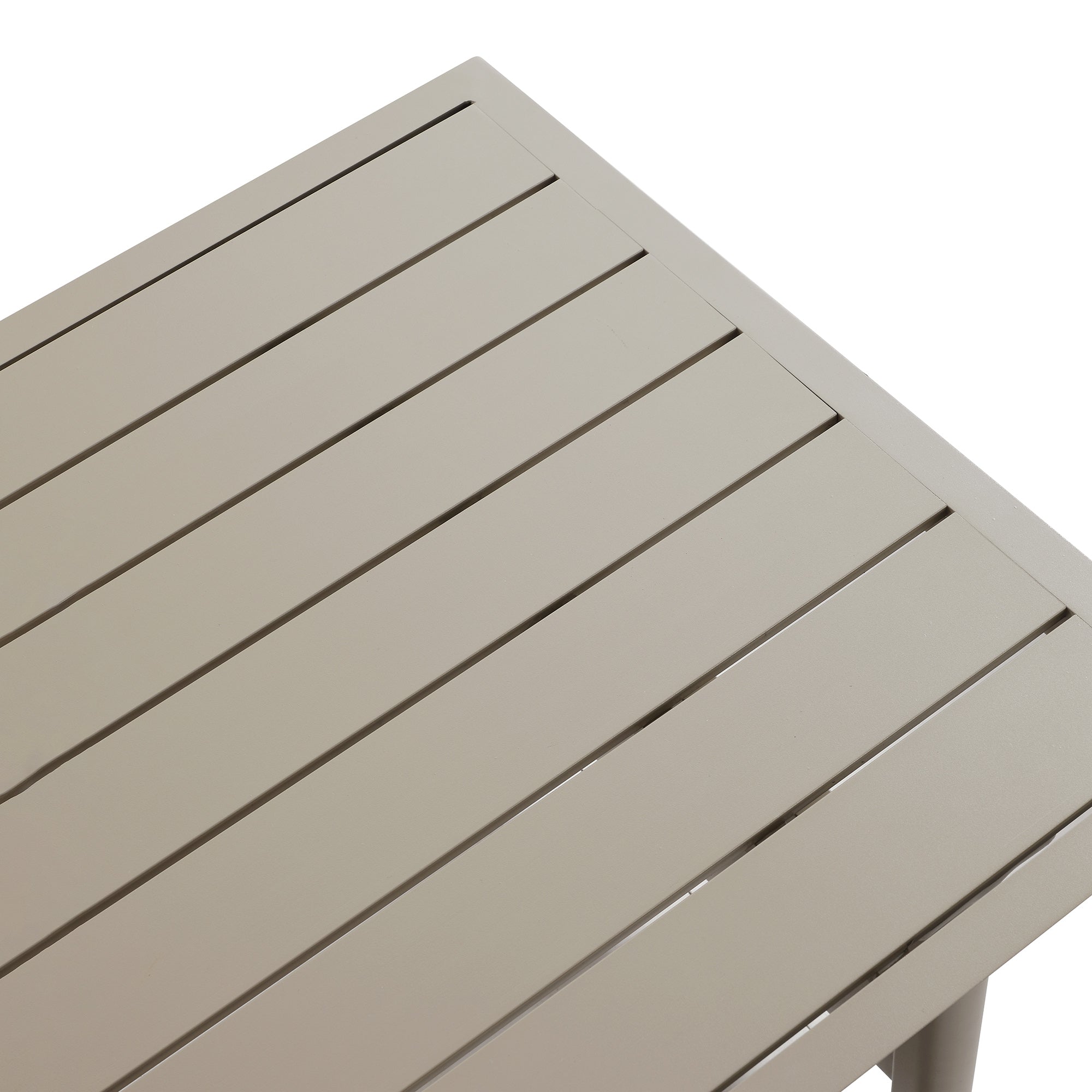 Stanford Outdoor 5-Seater Sofa Set, Taupe with Light Taupe Fabric