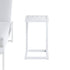 Albany Aluminium Side Table, White