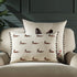 Country Collection Leaping Hare Repeat Embroidered Linen Blend Cushion