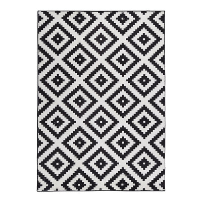 Illusion Monochrome Printed Rug 140 x 200 cm