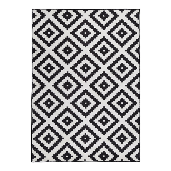 Illusion Monochrome Printed Rug 140 x 200 cm