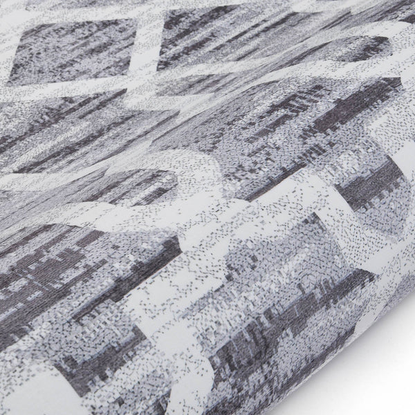 Trellis Grey Distressed Printed Rug 140 x 200 cm