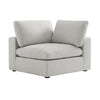 Lutyens Light Grey Linen Blend Modular Sofa, Corner Unit