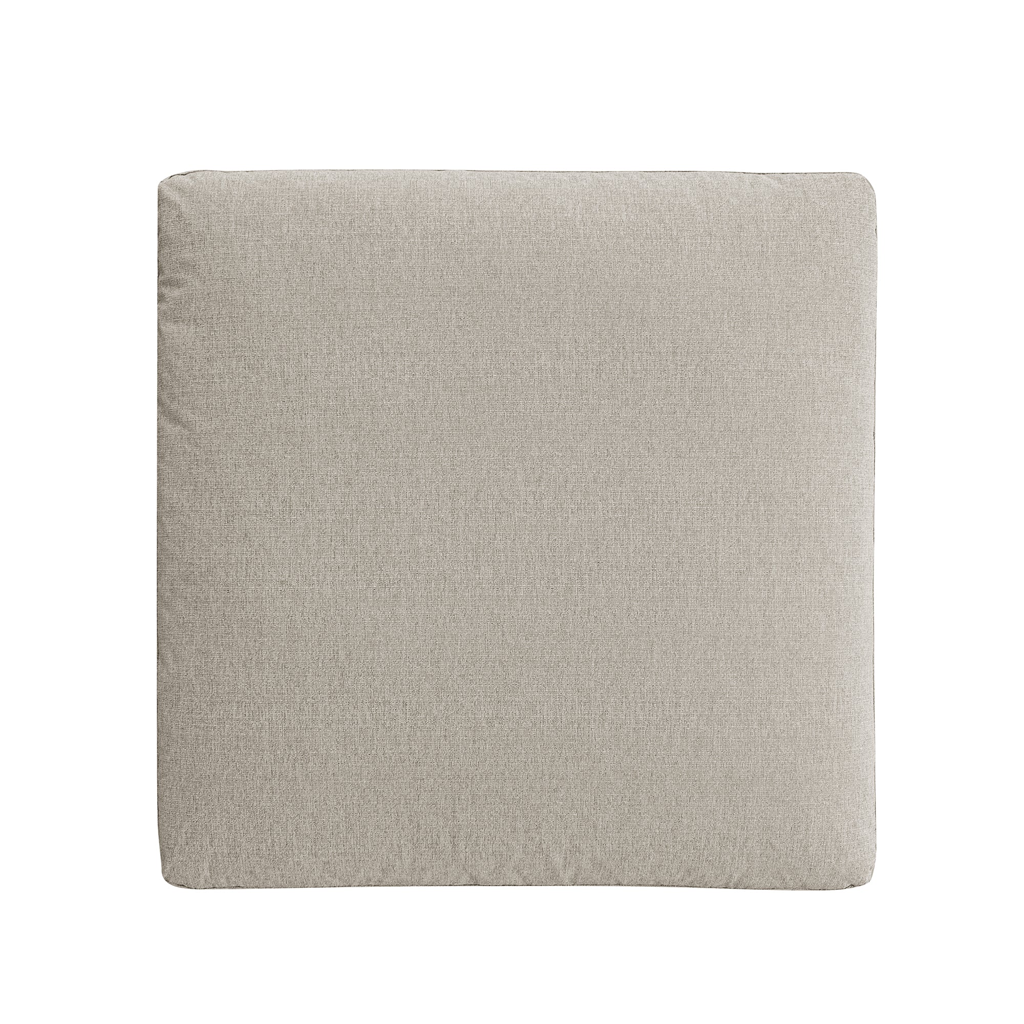 Lutyens Oatmeal Weave Fabric Modular Sofa, Stool