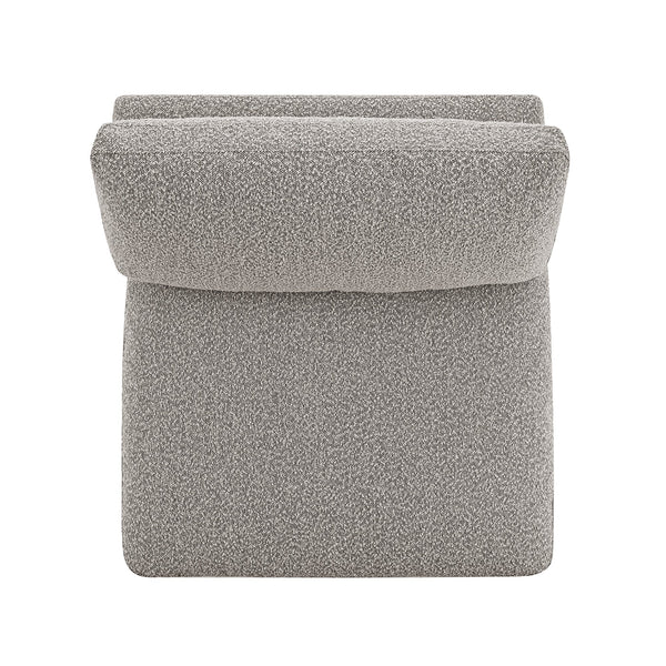 Lutyens Taupe Boucle Modular Sofa, Armless Seat